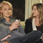 Katherine Heigl and Ellen Pompeo on 'Grey's Anatomy'