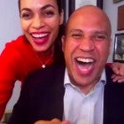 Rosario Dawson and Cory Booker