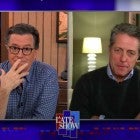 Stephen Colbert and Hugh Grant