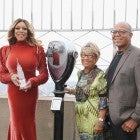 Television host, actress, author, fashion designer, and former radio personality, Wendy Williams, Shirley Williams and Thomas Williams Sr. visit The Empire State Building on September 18, 2017 in New York City.