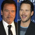 Arnold Schwarzenegger and Chris Pratt