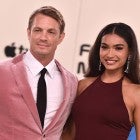 US-Swedish actor Joel Kinnaman and Swedish model Kelly Gale attend the premiere of AppleTV+'s "For All Mankind" in Los Angeles on October 15, 2019.
