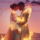 Bad Bunny and Rosalia in 'La Noche de Anoche' Music Video