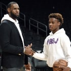 LeBron James and son Bronny