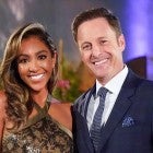 Tayshia Adams Chris Harrison