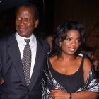 Sidney Poitier and Oprah Winfrey