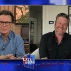 Stephen Colbert and Blake Shelton