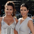 Kim Kardashian and Demi Lovato