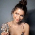 Zendaya accepts the SeeHer Award at the 26th Annual Critics Choice Awards on March 07, 2021.