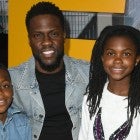 Kevin Hart, Hendrix Hart and Heaven Hart