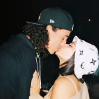 Vanessa Hudgens kisses boyfriend Cole Tucker