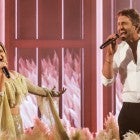 Maren Morris and Ryan Hurd perform at 2021 ACM Awards