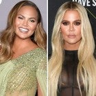 Chrissy Teigen and Khloe Kardashian