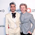Tan France and Rob France attending the Elton John AIDS Foundation Viewing Party held at West Hollywood Park, Los Angeles, California