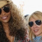 Real Housewives stars Cynthia Bailey and Ramona Singer attend an event in the Hamptons