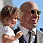 Jasmine and Dwayne Johnson