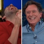 John Krasinski and Stephen Colbert