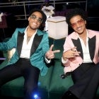 Anderson .Paak and Bruno Mars attend the BET Awards 2021 at Microsoft Theater on June 27, 2021 in Los Angeles, California. 