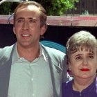  Nicolas Cage with his parents August Coppola, F.F.Coppola's brother and Joy Vogelsang.