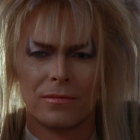 David Bowie as Jareth the Goblin King.