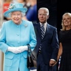 Queen Elizabeth and the Bidens