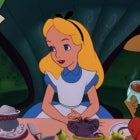 Alice converses with Mad Hatter and March Hare.