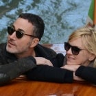 Anna Faris and her new boyfriend Michael Barrett arriving in Venice ahead of a romantic getaway.