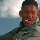Will Smith enjoying his victory cigar in Independence Day.