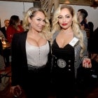 Darcey Silva and Stacey Silva attend the Discovery, Inc. Holiday Press Party 2019 at ABC Kitchen on December 03, 2019 in New York City. 