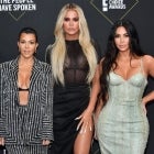 Kourtney, Khloe and Kim Kardashian