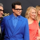 ugene Levy, Dan Levy, Catherine O'Hara, and Annie Murphy 2021 Emmys
