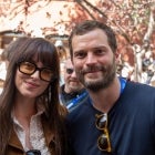 Dakota Johnson and Jamie Dornan attend the Telluride Film Festival on September 04, 2021 in Telluride, Colorado. 