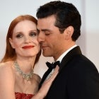 Jessica Chastain and Oscar Isaac on the red carpet of the movie "Scenes From a Marriage (Ep. 1 and 2)" during the 78th Venice International Film Festival on September 04, 2021 in Venice, Italy.