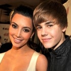 Kim Kardashian and Justin Bieber