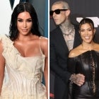 Kim Kardashian, Travis Barker, Kourtney Kardashian