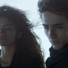 Zendaya and Timothée Chalamet in 'Dune.'