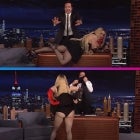 Madonna Climbs on Jimmy Fallon's Desk and Flashes Her Backside to the Audience