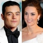 Rami Malek and Kate Middleton