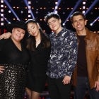 the voice team ariana grande holly forbes jim and sasha allen