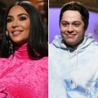 Kim Kardashian and Pete Davidson