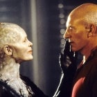 The Borg Queen and Captain Picard come face to face in 'Star Trek: First Contact.'