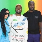 Kim Kardashian, Kanye West and Virgil Abloh
