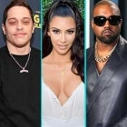 Pete Davidson, Kim Kardashian, Kanye West