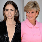 Lily Collins and Princess Diana