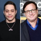 Pete Davidson and Bob Saget
