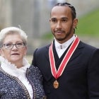 Lewis Hamilton and mom