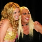 Britney Spears and Donatella Versace