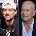 Kevin Smith and Bruce Willis