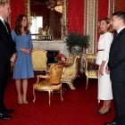 Prince William, Kate MIddleton, President Zelenskyy and wife Olena