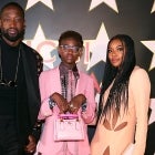 Dwyane Wade, Zaya Wade, and Gabrielle Union
